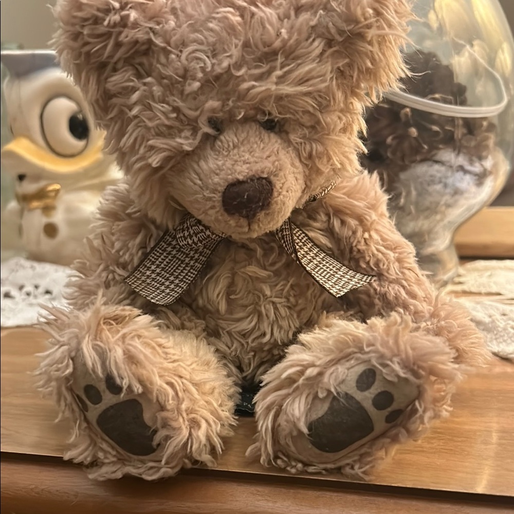 Adorable Tan Stuffed Bear